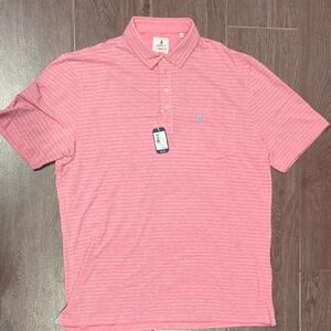 Johnnie-O Ryan Striped Cotton Polo (New - Medium)